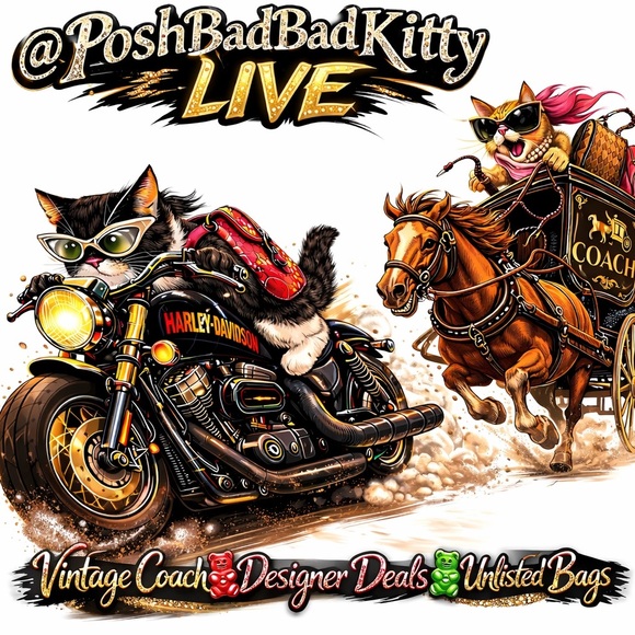 Coach Handbags - 😸Like & Share My Live Flyer to be notified of my live show ✌️